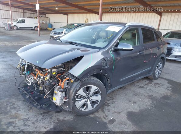 KNDCC3LD7K5352552 2019 KIA NIRO PLUG-IN HYBRID Gray Przód lewy