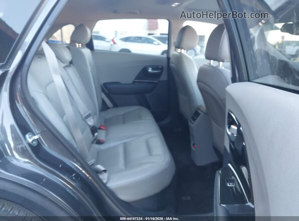 KNDCC3LD7K5352552 2019 KIA NIRO PLUG-IN HYBRID Gray Widok naklejki z numerem VIN