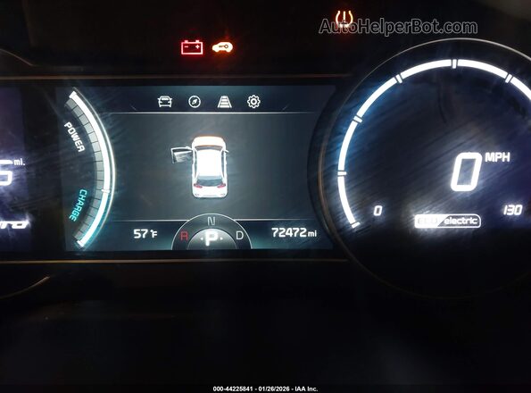 KNDCC3LG0N5118025 2022 KIA NIRO EV Черный Вид задних сидений