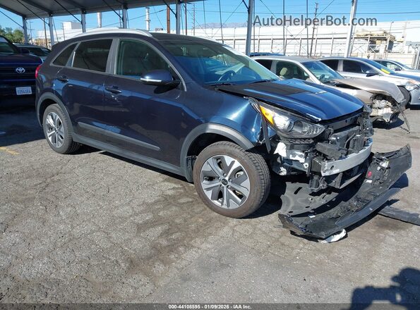 KNDCC3LG4K5026251 2019 KIA NIRO EV Dark Blue Передняя правая четверть