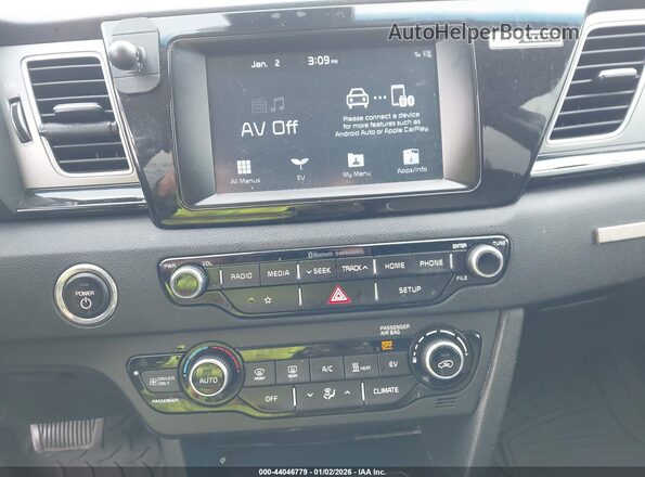KNDCC3LG5K5008647 2019 KIA NIRO EV Черный 