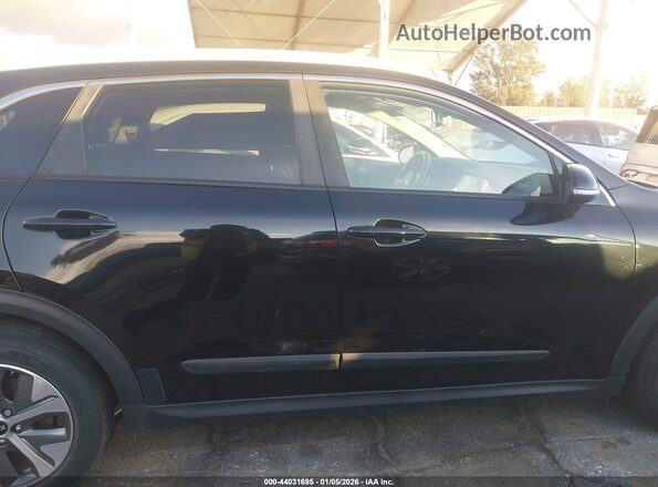 KNDCC3LG5L5047384 2020 KIA NIRO EV Black Widok wnętrza z tyłu