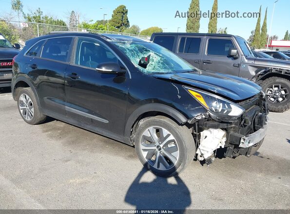 KNDCC3LG7L5047385 2020 KIA NIRO EV Черный Передняя правая четверть