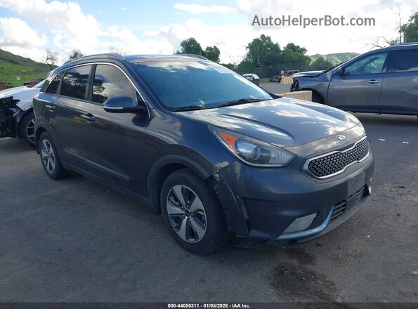 KNDCD3LD1J5187416 2018 KIA NIRO PLUG-IN HYBRID Gray Przód prawy