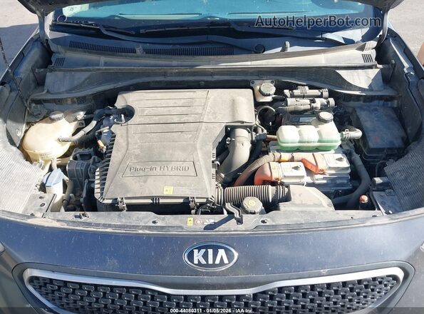 KNDCD3LD1J5187416 2018 KIA NIRO PLUG-IN HYBRID Gray Widok z tyłu