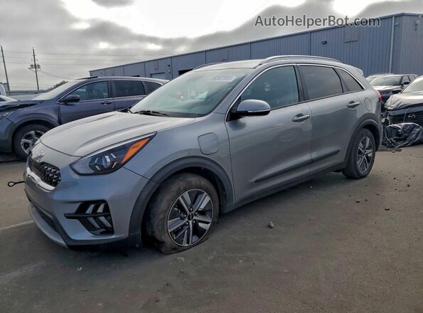 KNDCD3LD9N5516756 2022 KIA NIRO Gray Vista tres cuartos delantera izquierda
