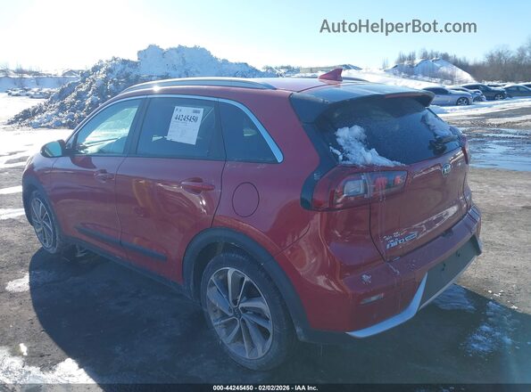 KNDCE3LCXJ5120978 2018 KIA NIRO Красный Задняя левая четверть
