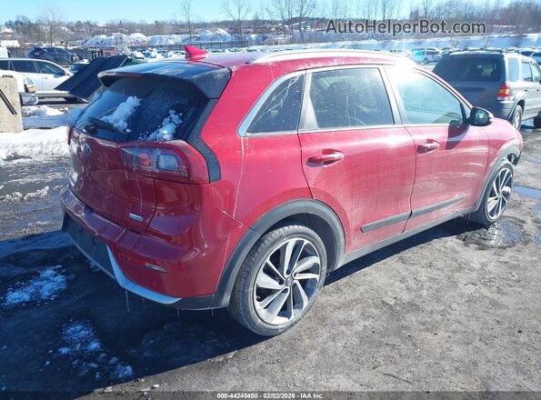 KNDCE3LCXJ5120978 2018 KIA NIRO Красный Задняя правая четверть