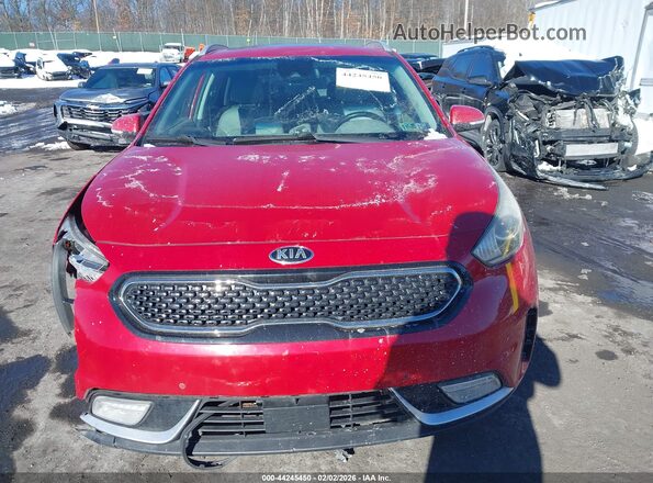KNDCE3LCXJ5120978 2018 KIA NIRO Красный Вид щитка приборов