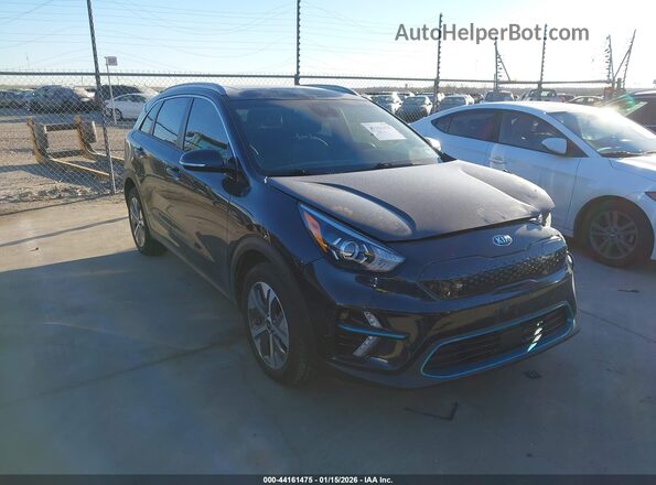 KNDCE3LG9L5035197 2020 KIA NIRO EV Синий Передняя правая четверть