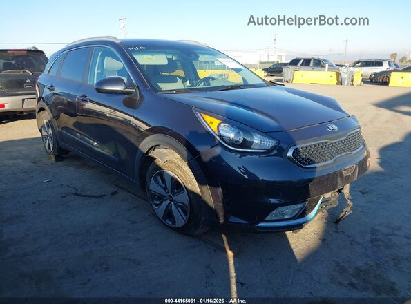 KNDCM3LD2J5210511 2018 KIA NIRO PLUG-IN HYBRID Dark Blue Przód prawy