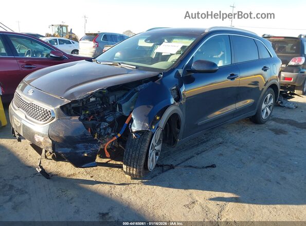 KNDCM3LD2J5210511 2018 KIA NIRO PLUG-IN HYBRID Dark Blue Przód lewy