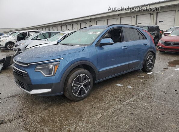 KNDCR3LE2R5187625 2024 KIA NIRO Синий Передняя левая четверть