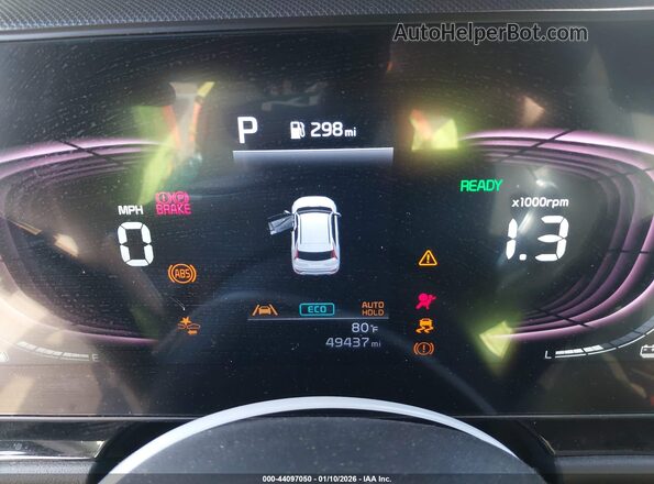 KNDCR3LE5P5041796 2023 KIA NIRO Черный Вид задних сидений