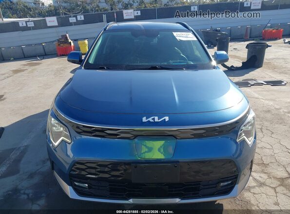 KNDCT3L10P5076115 2023 KIA NIRO EV Синий Вид щитка приборов