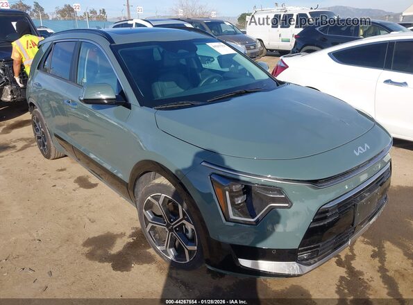 KNDCT3LE9S5217520 2025 KIA NIRO Зеленый Передняя правая четверть