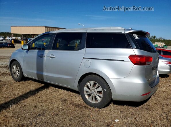 KNDMB5C10G6177894 2016 KIA SEDONA Silver Tył lewy