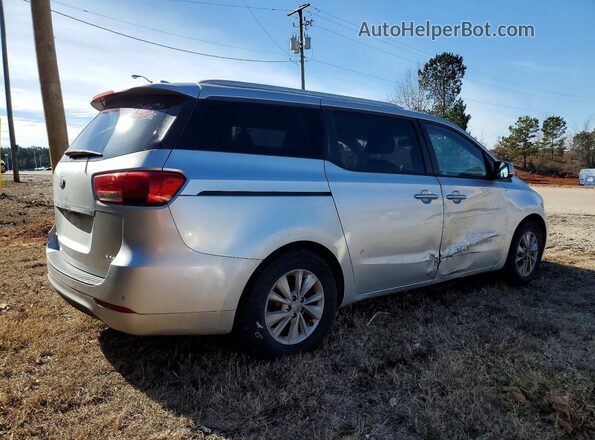 KNDMB5C10G6177894 2016 KIA SEDONA Silver Tył prawy
