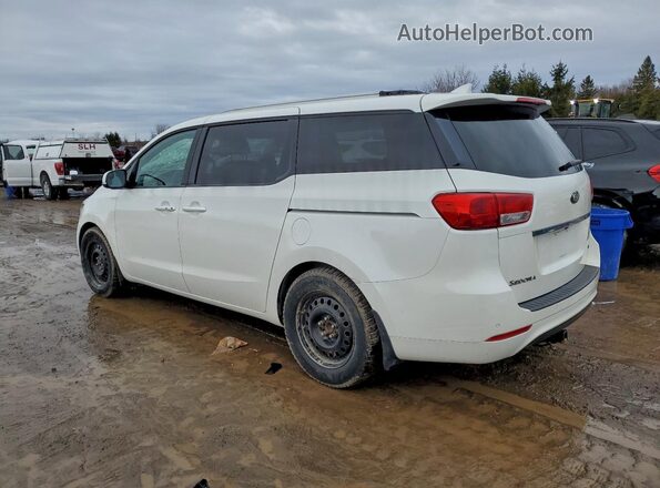 KNDMB5C11H6316514 2017 KIA SEDONA Белый Задняя левая четверть