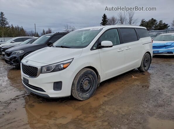 KNDMB5C11H6316514 2017 KIA SEDONA Белый Передняя левая четверть