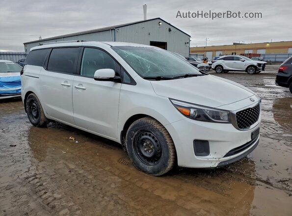 KNDMB5C11H6316514 2017 KIA SEDONA Белый Передняя правая четверть