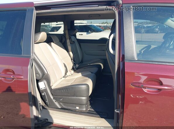 KNDMB5C11K6516218 2019 KIA SEDONA Purple Widok naklejki z numerem VIN