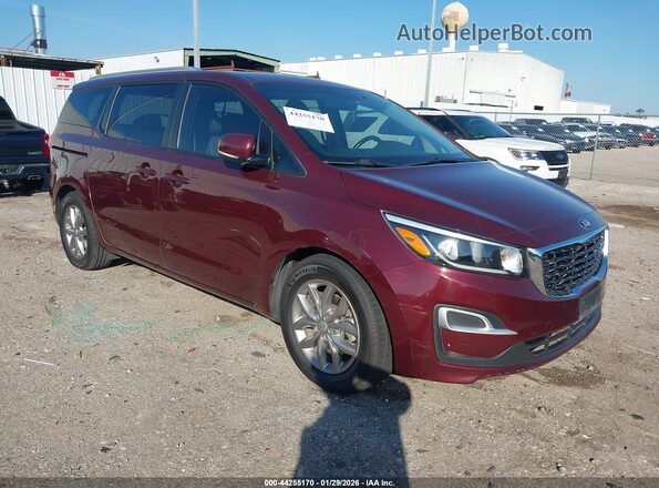 KNDMB5C11K6516218 2019 KIA SEDONA Purple Przód prawy