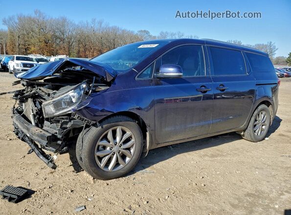 KNDMB5C11K6533746 2019 KIA SEDONA Blue Przód lewy