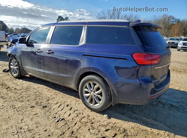 KNDMB5C11K6533746 2019 KIA SEDONA Blue Tył lewy