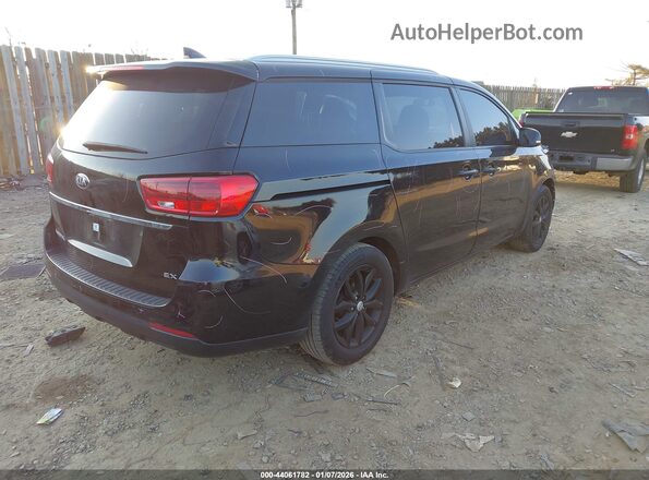 KNDMB5C11K6534220 2019 KIA SEDONA Черный Задняя правая четверть