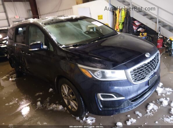 KNDMB5C12K6537059 2019 KIA SEDONA Dark Blue Передняя правая четверть