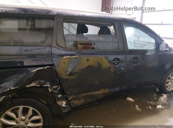 KNDMB5C12K6537059 2019 KIA SEDONA Dark Blue Вид задней части салона