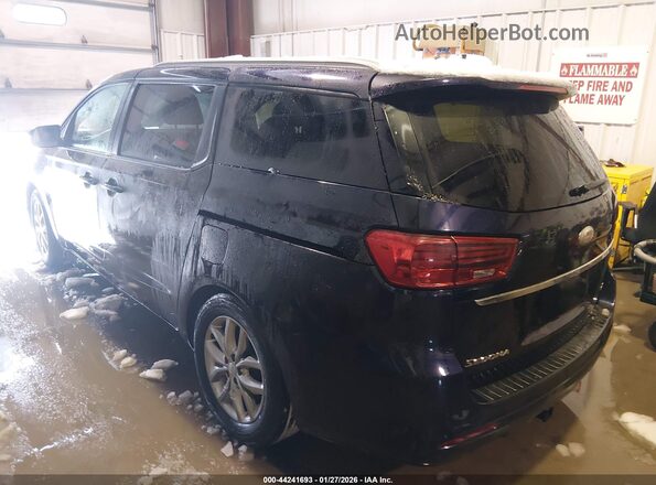 KNDMB5C12K6537059 2019 KIA SEDONA Dark Blue Задняя левая четверть