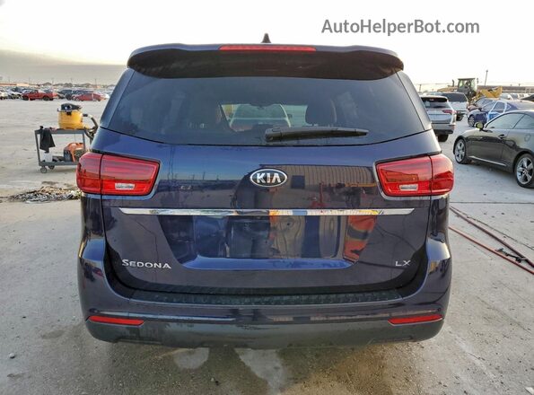 KNDMB5C12M6670200 2021 KIA SEDONA Blue Vista trasera