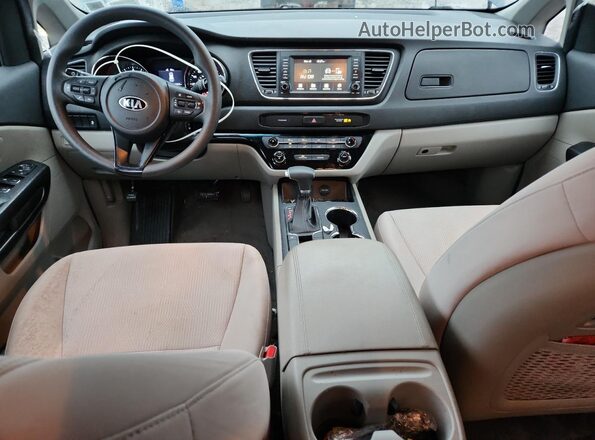 KNDMB5C12M6673811 2021 KIA SEDONA Gray Dashboard view