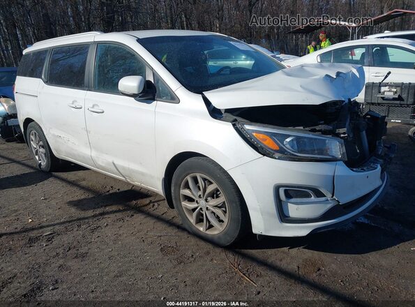 KNDMB5C13K6500263 2019 KIA SEDONA Белый Передняя правая четверть
