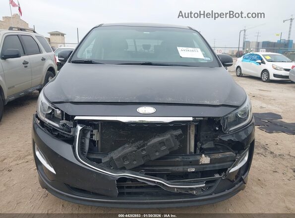 KNDMB5C13K6542691 2019 KIA SEDONA Black Widok zestawu wskaźników