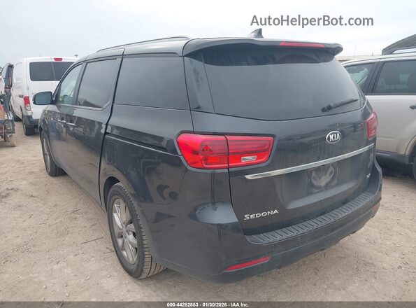 KNDMB5C13K6542691 2019 KIA SEDONA Black Tył lewy