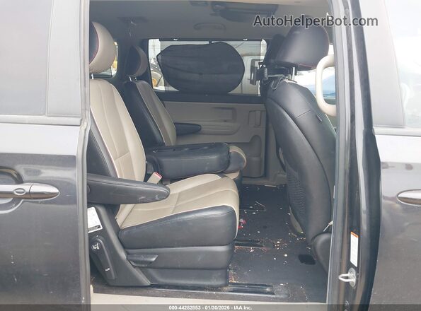 KNDMB5C13K6542691 2019 KIA SEDONA Black Widok naklejki z numerem VIN
