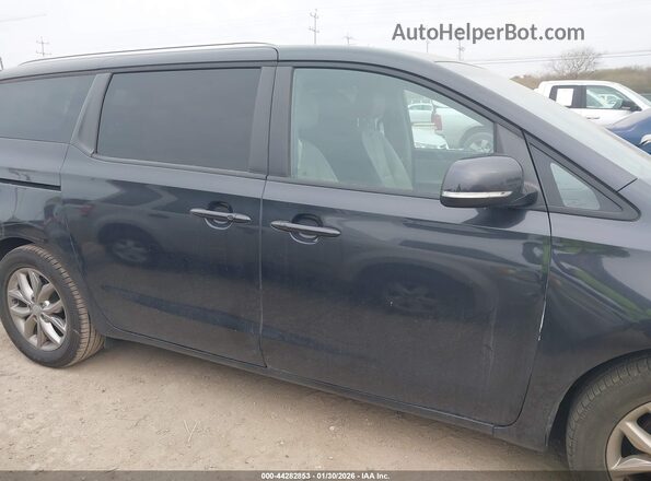 KNDMB5C13K6542691 2019 KIA SEDONA Black Widok wnętrza z tyłu