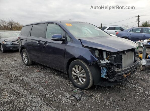 KNDMB5C13L6582433 2020 KIA SEDONA Blue Przód prawy