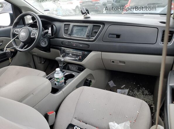 KNDMB5C13L6582433 2020 KIA SEDONA Blue Widok deski rozdzielczej