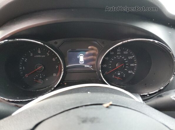 KNDMB5C13L6582433 2020 KIA SEDONA Blue Widok zestawu wskaźników