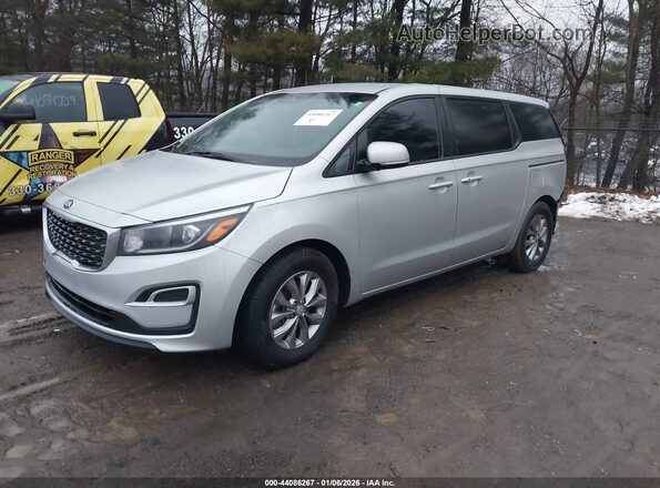 KNDMB5C14M6675544 2021 KIA SEDONA Silver Передня ліва чверть