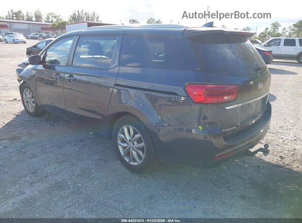 KNDMB5C15K6534253 2019 KIA SEDONA Черный Задняя левая четверть