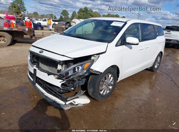 KNDMB5C15K6538755 2019 KIA SEDONA Белый Передняя левая четверть