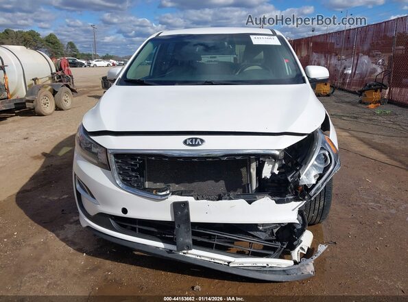 KNDMB5C15K6538755 2019 KIA SEDONA Белый Вид щитка приборов