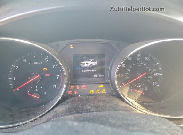 KNDMB5C16K6500550 2019 KIA SEDONA Burgundy Widok zestawu wskaźników