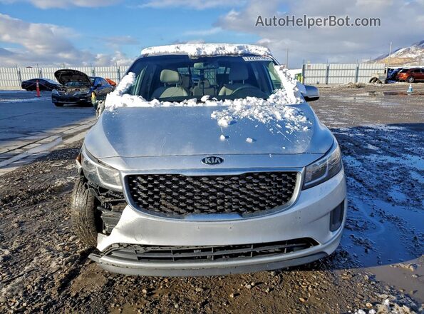 KNDMB5C17G6124853 2016 KIA SEDONA Silver წინა ხედი