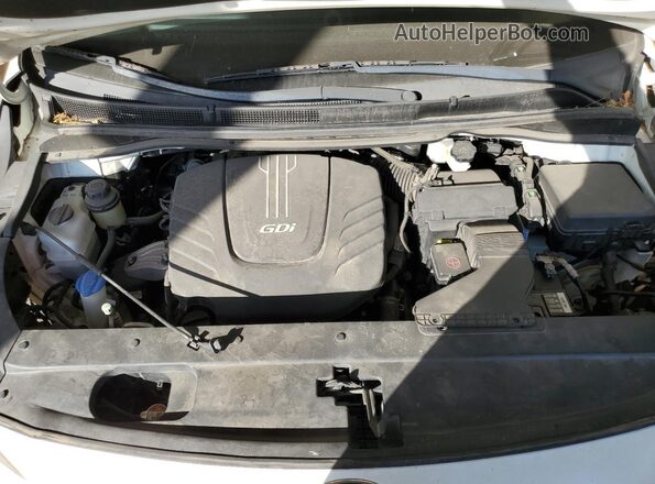 KNDMB5C17G6209482 2016 KIA SEDONA White Widok komory silnika
